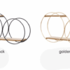 Nordic Circular Wall Shelf – Modern Iron and Wood Floating Display for Candles & Decor