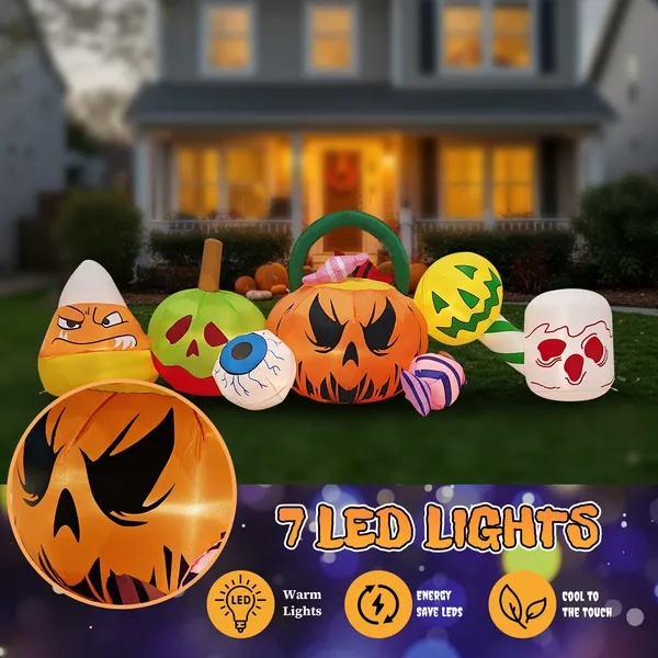 7 Built-in Warm LED Lights with Energy Saving Technology