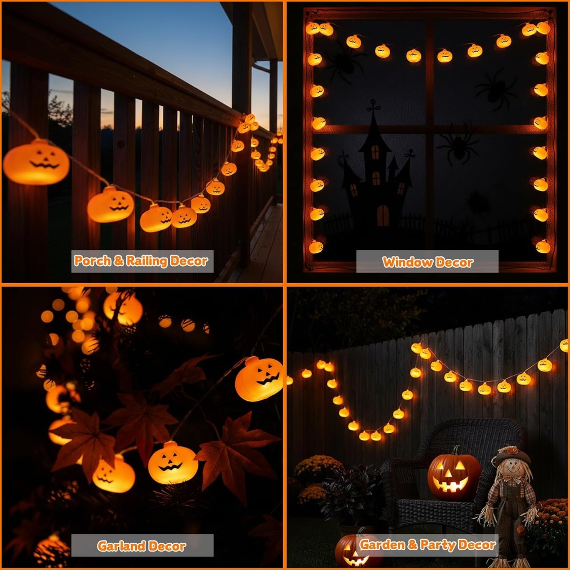 Detailed Close up of 3D Pumpkin Smiles