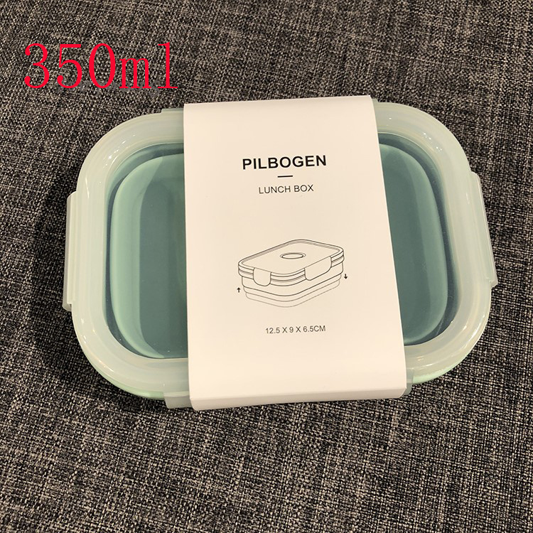 Collapsible Silicone Bento Lunch Box with Airtight Leak-Proof Vent Lid gallery view 3