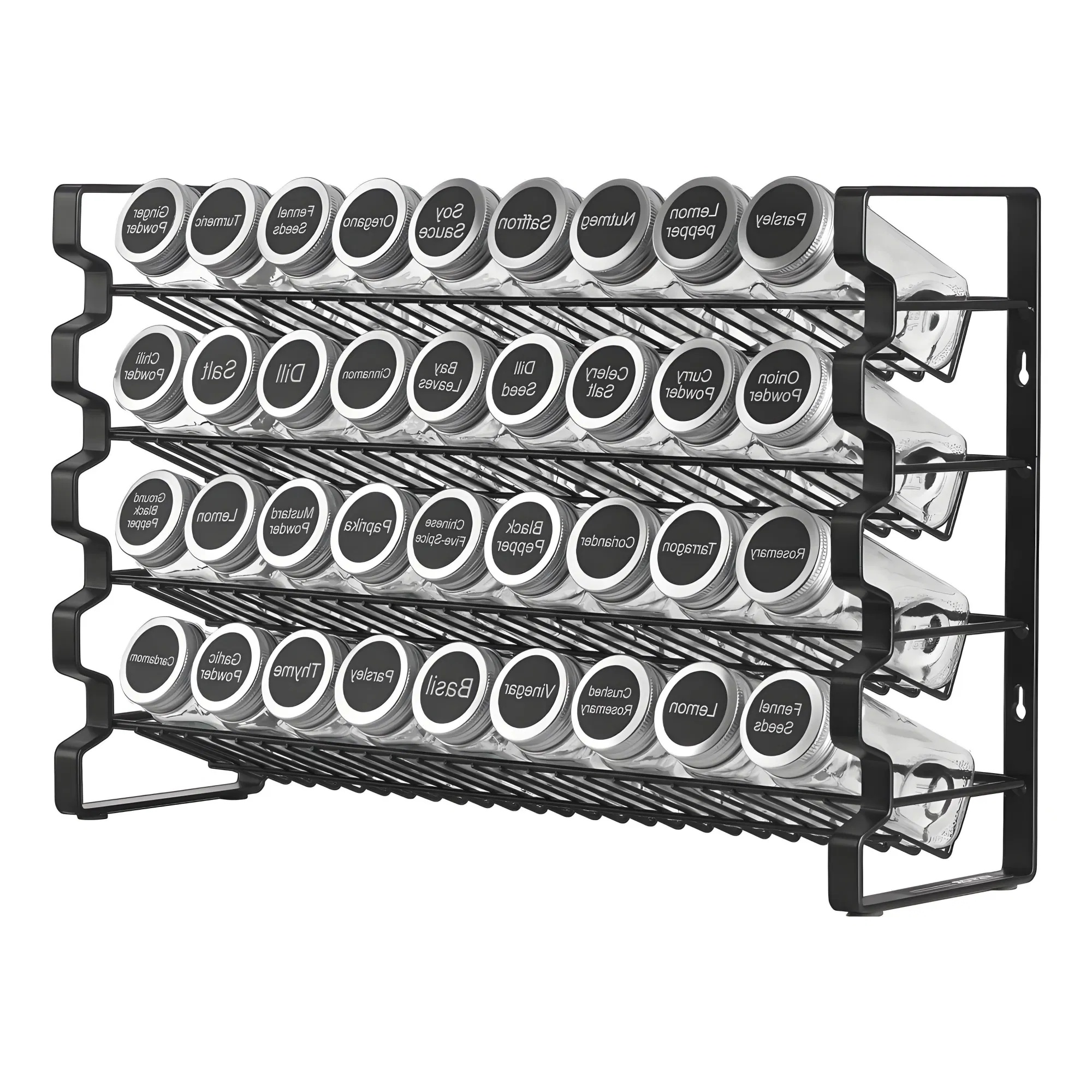 Chef Prep Scene with TidyVo 4-Tier Spice Rack Next to Cooktop